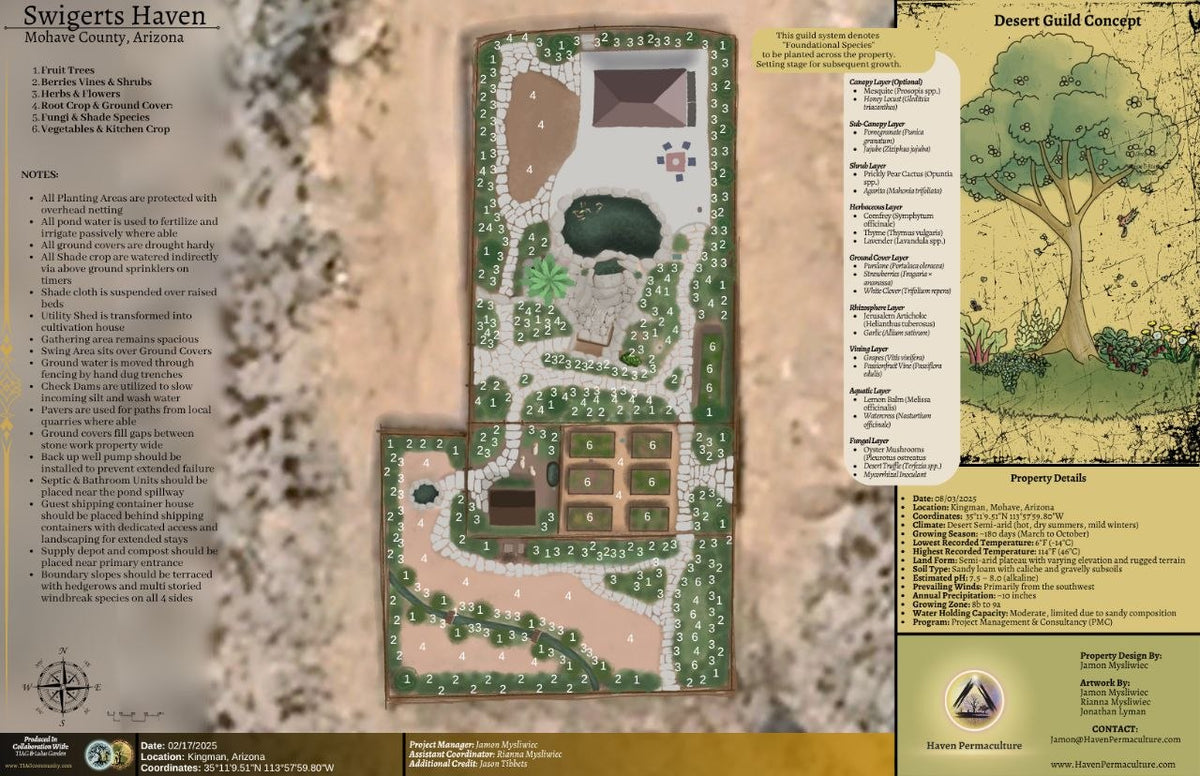Regenerative Property Masterplan -- 1st Phase [Program Start]
